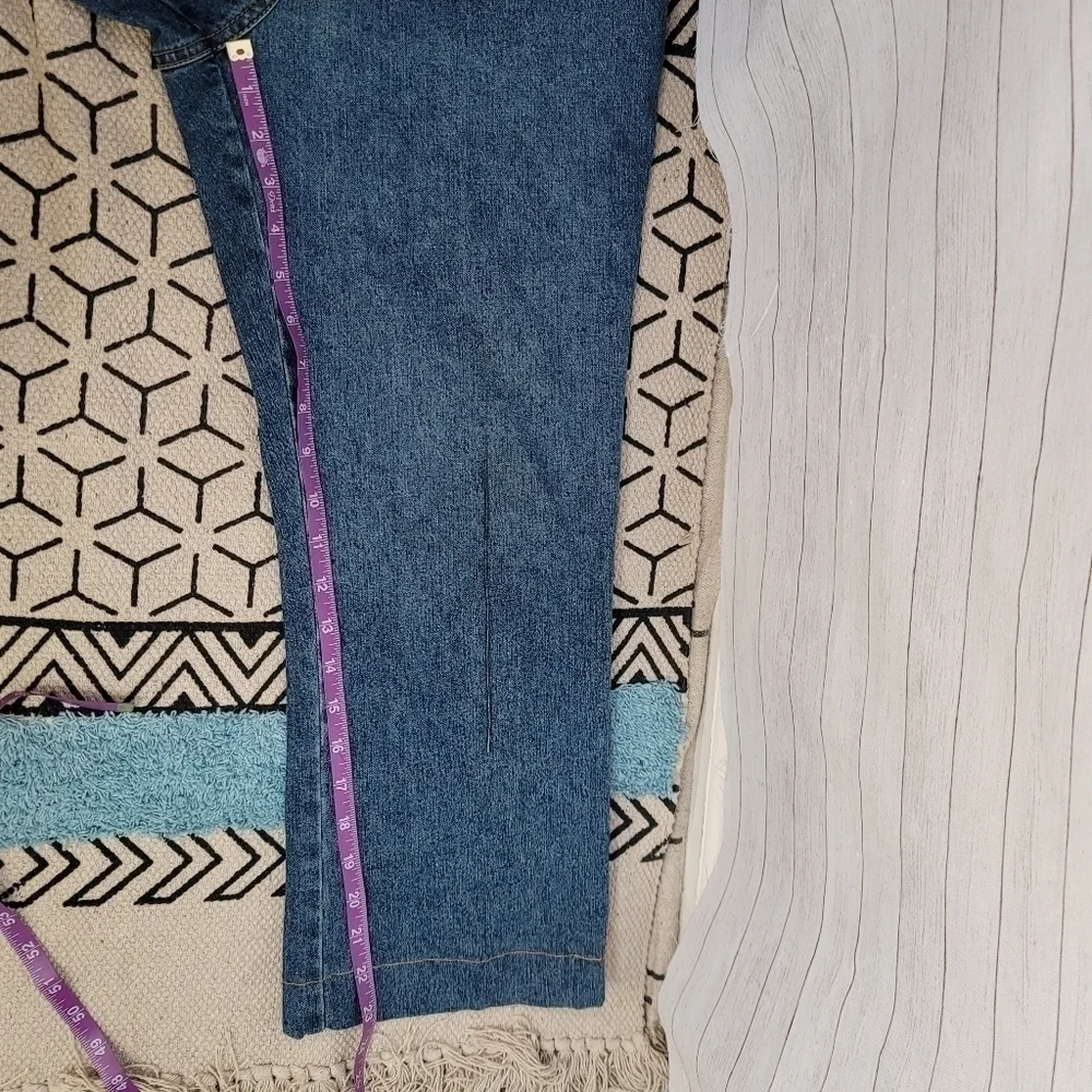ST. JOHN COLLECTION BY MARIE GRAY VINTAGE WIDE CROP JEANS, SZ 4